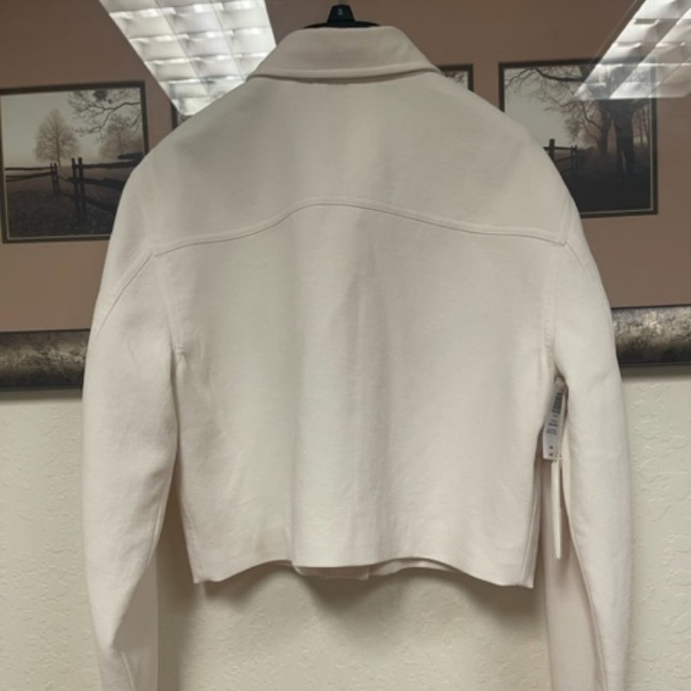 ARITZIA WILFRED LITTLE CROPPED JACKET LIGHT BIRCH M - Picture 2 of 4